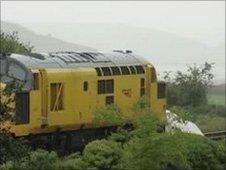 The train at Penrhyndeudraeth