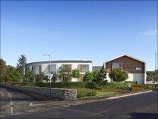 Artist's impression of community hospital