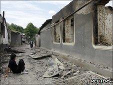 Residents in riot-hit village of Vlksm, 16/06