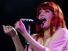 Florence Welch from Florence and the Machine