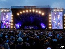 Paul McCartney at the Isle of Wight Festival