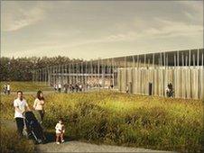 Planned visitor centre at Stonehenge