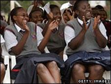 School students in Kenya