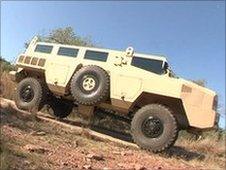 Paramount Group's armoured vehicle