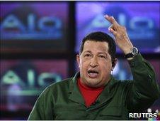 President Hugo Chavez on 6 June 2010