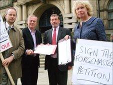 Sheffield's Labour MPs at Sheffield's Town Hall