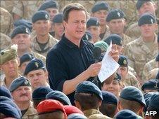 David Cameron in Afghanistan