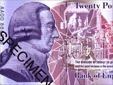 Speciman £20 note