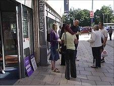 Librarians on strike in Southampton