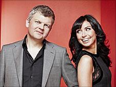 Adrian Chiles and Christine Bleakley