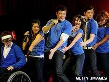 The cast of Glee