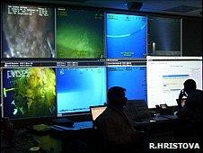 Engineers directing remotely operated vehicles (Image: Rozalia Hristova)