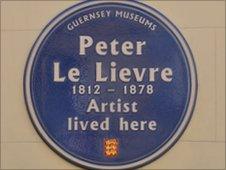 Peter Le Lievre blue plaque