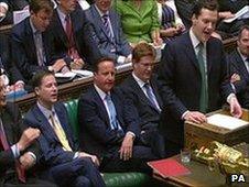 George Osborne in the House of Commons