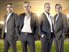 Alan Hansen, Gary Lineker, Alan Shearer and Mark Lawrenson