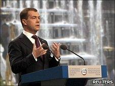 Russian President Dmitry Medvedev