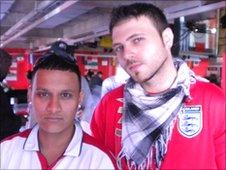 Mohibul Haque (left) with Nick Day.