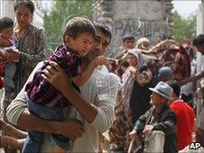 Ethnic Uzbeks displaced by violence in Kyrgyzstan