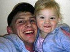 Adam Chadwick and daughter Ruby