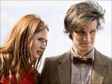 Karen Gillan and Matt Smith, as Amy Pond and the Doctor in Doctor Who