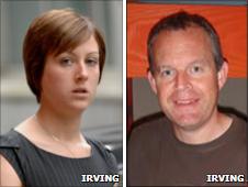 Georgina Mills and Simon Evans. Pic: Irving of Exeter