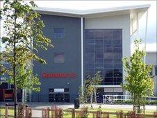 Sainsbury's distribution centre at Pineham, Northampton