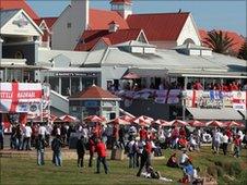 England Fans descend on Port Elizabeth ahead of England's match against Slovenia