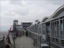 Weston-super-Mare's Grand Pier: Outside the pier