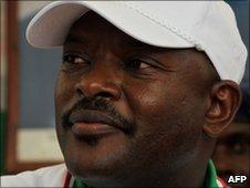 Burundi's incumbent President Pierre Nkurunziza