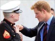 Prince Harry and Cpl Mankin