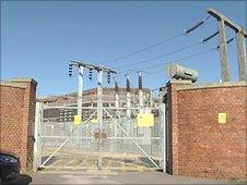 The substation in Warblington Street, Old Portsmouth