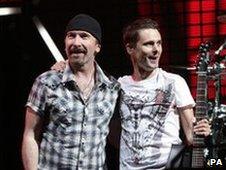 The Edge and Matt Bellamy