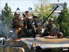 Kyrgyz soldiers