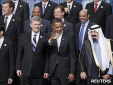 G20 leaders at Toronto, Canada summit - 27 June 2010