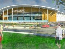 Image of the Worcester Arena (pic from University of Worcester)