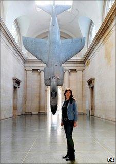 Fiona Banner with Harrier jet