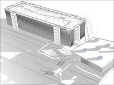 Designs for Northampton railway station