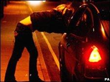 Kerb crawling