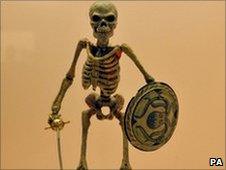 One of the original seven skeletons which appeared in 1963 film Jason and the Argonauts