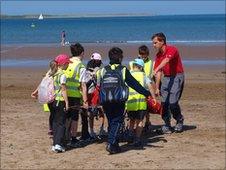 Instow beach exercise