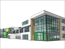 Artist's impression of new Alsop High