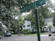 Home of alleged agents Richard and Cynthia Murphy in Montclair, New Jersey