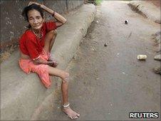 Tribal woman in Chhattisgarh