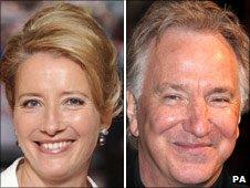 Emma Thompson and Alan Rickman