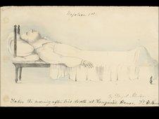 Image of Napoleon on his deathbed painted by Denzil Ibbetson (courtesy of Art+Object auction house)