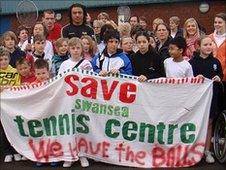 Campaigners hoping to save Swansea Tennis Centre