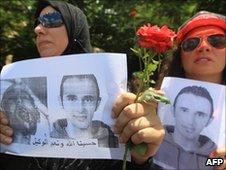 Egyptian women protest in Alexandria, 25 June