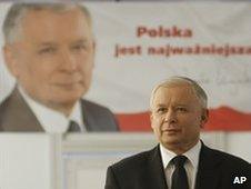 Jaroslaw Kaczynski in Warsaw, 1 July 2010