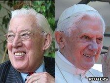 Ian Paisley and Pope Benedict XVI