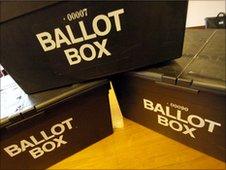 Ballot boxes